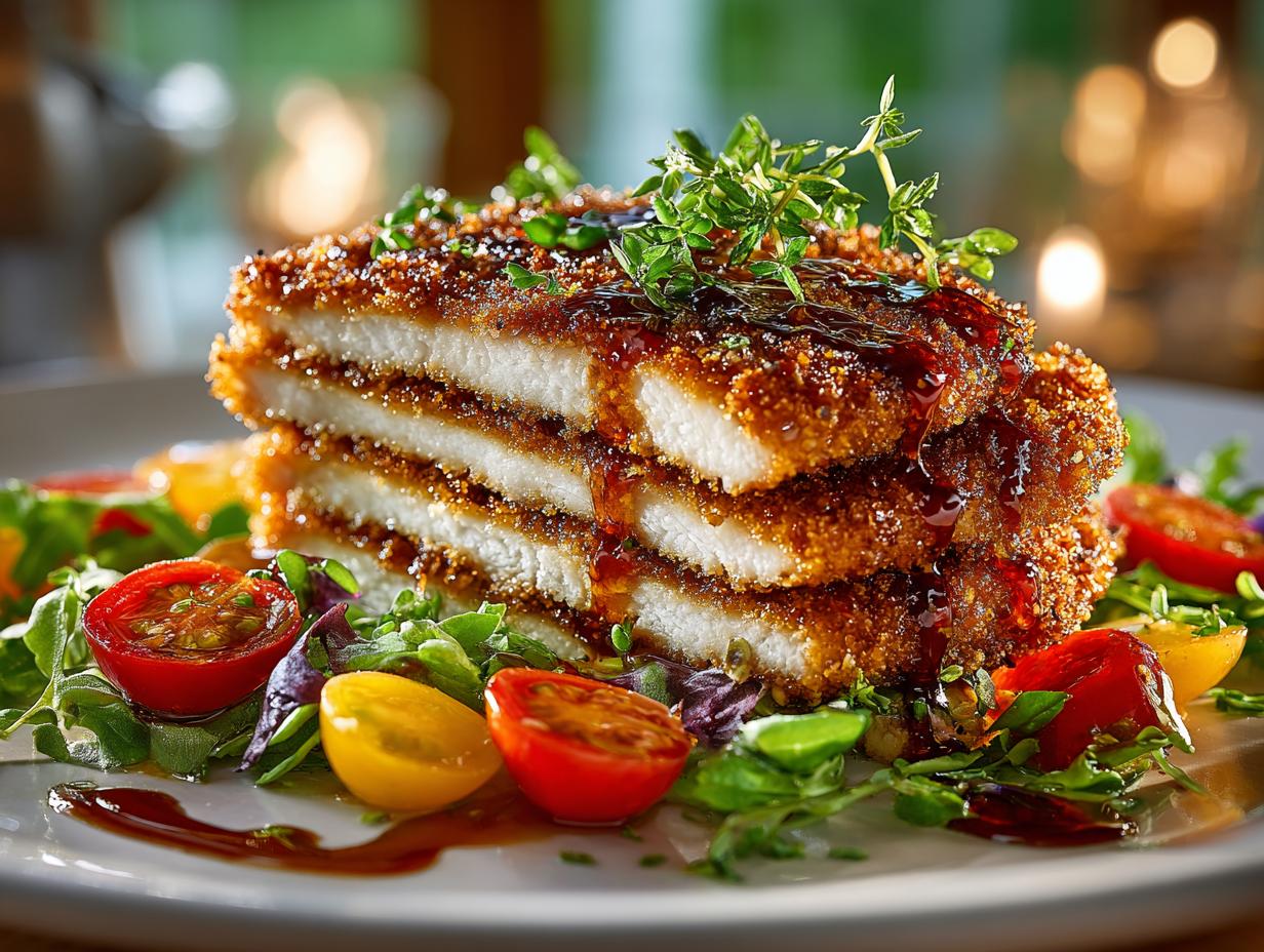 Pecan Crusted Chicken with Honey Mustard Sauce Delight 6 Pecan Crusted Chicken with Honey Mustard Sauce Delight - Pecan Crusted Chicken with - additional detail