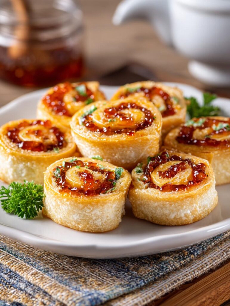 Pepper Jelly Pinwheels with