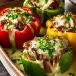 Philly Cheesesteak Stuffed Peppers