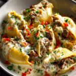 Philly Cheesesteak Stuffed Shells