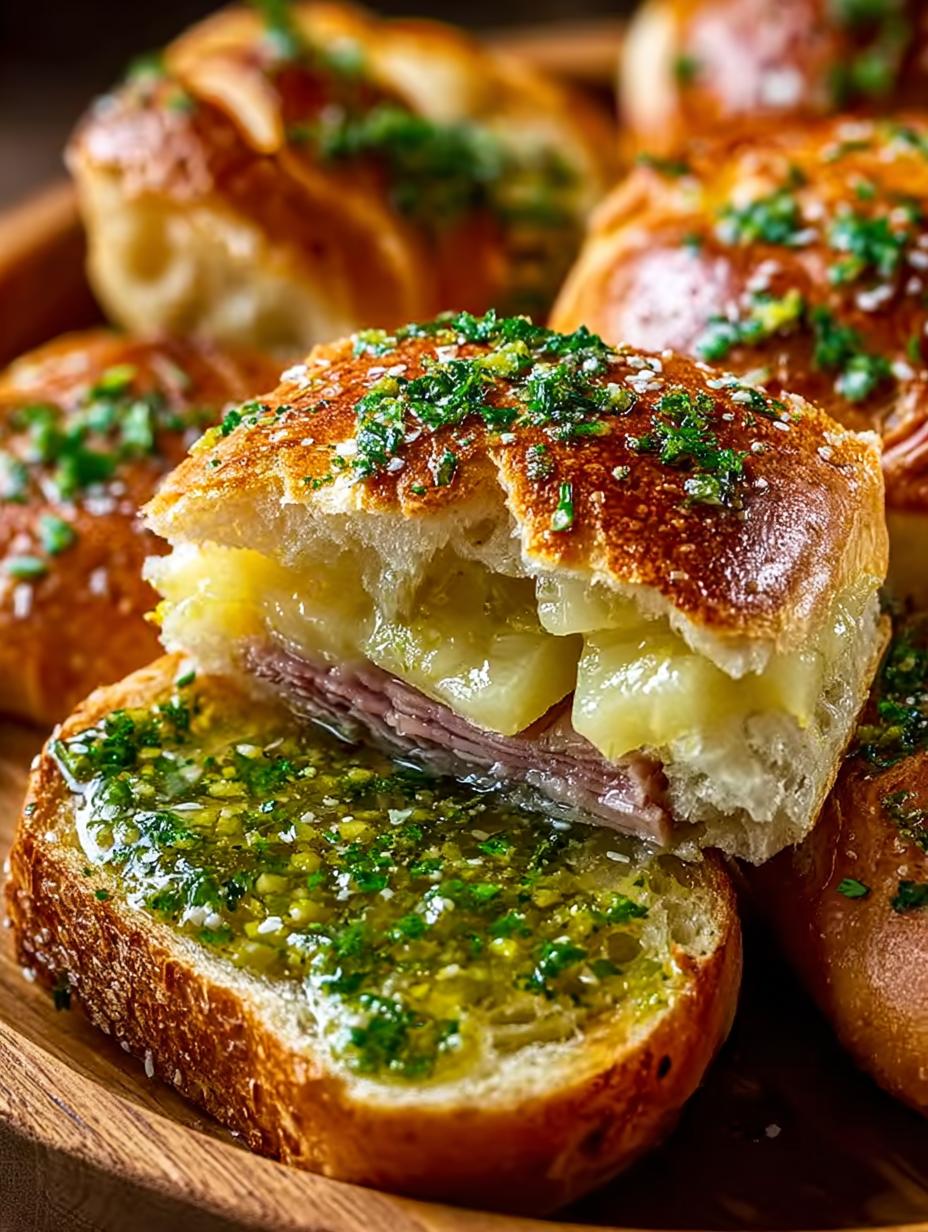 Irresistible Pickle Garlic Butter Cuban Sliders 5 Irresistible Pickle Garlic Butter Cuban Sliders - Pickle Garlic Butter Cuban - main visual representation