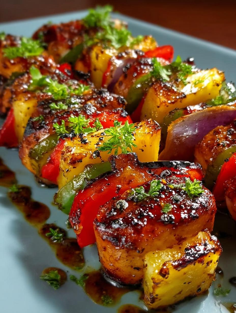 Delicious Pineapple Chicken Kabobs for Summer Grilling - Pineapple Chicken Kabobs - additional detail