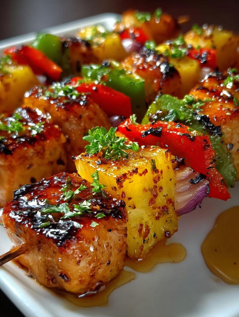Pineapple Chicken Kabobs
