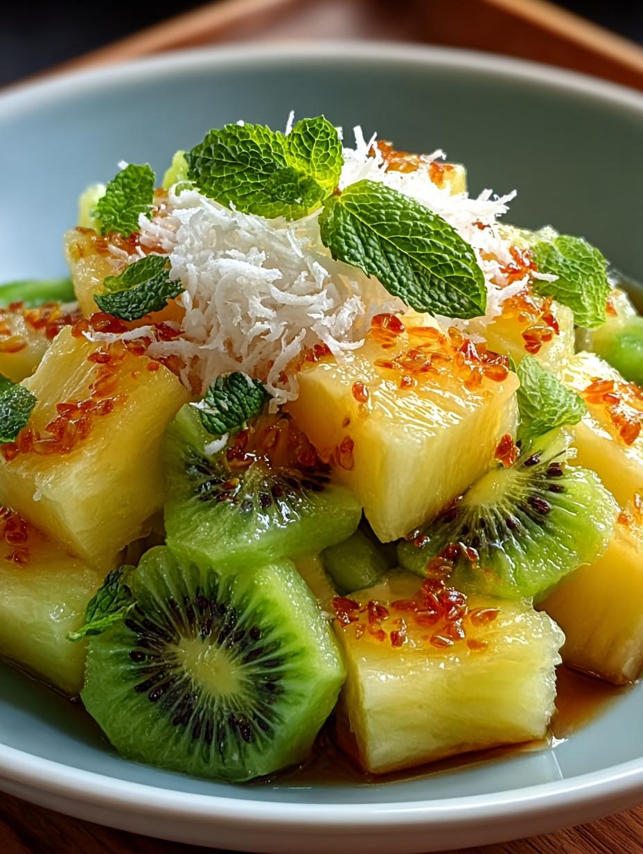 Pineapple Kiwi Salad: 5 Refreshing Recipes for Summer - Pineapple Kiwi Salad - additional detail