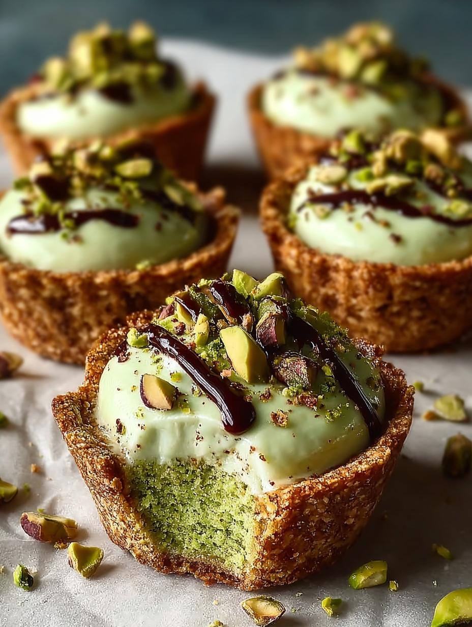 Decadent Pistachio Cookie Cups You Can't Resist - Pistachio Cookie Cups - additional detail
