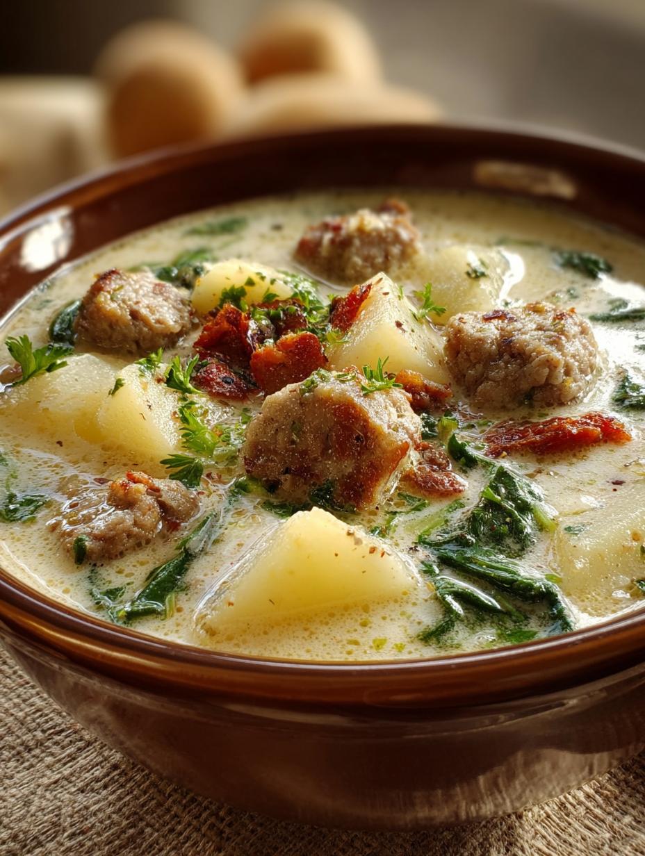 Delicious Potato Soup with Sausage for Comforting Nights - Potato Soup with Sausage - additional detail