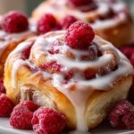 Raspberry Cinnamon Rolls with