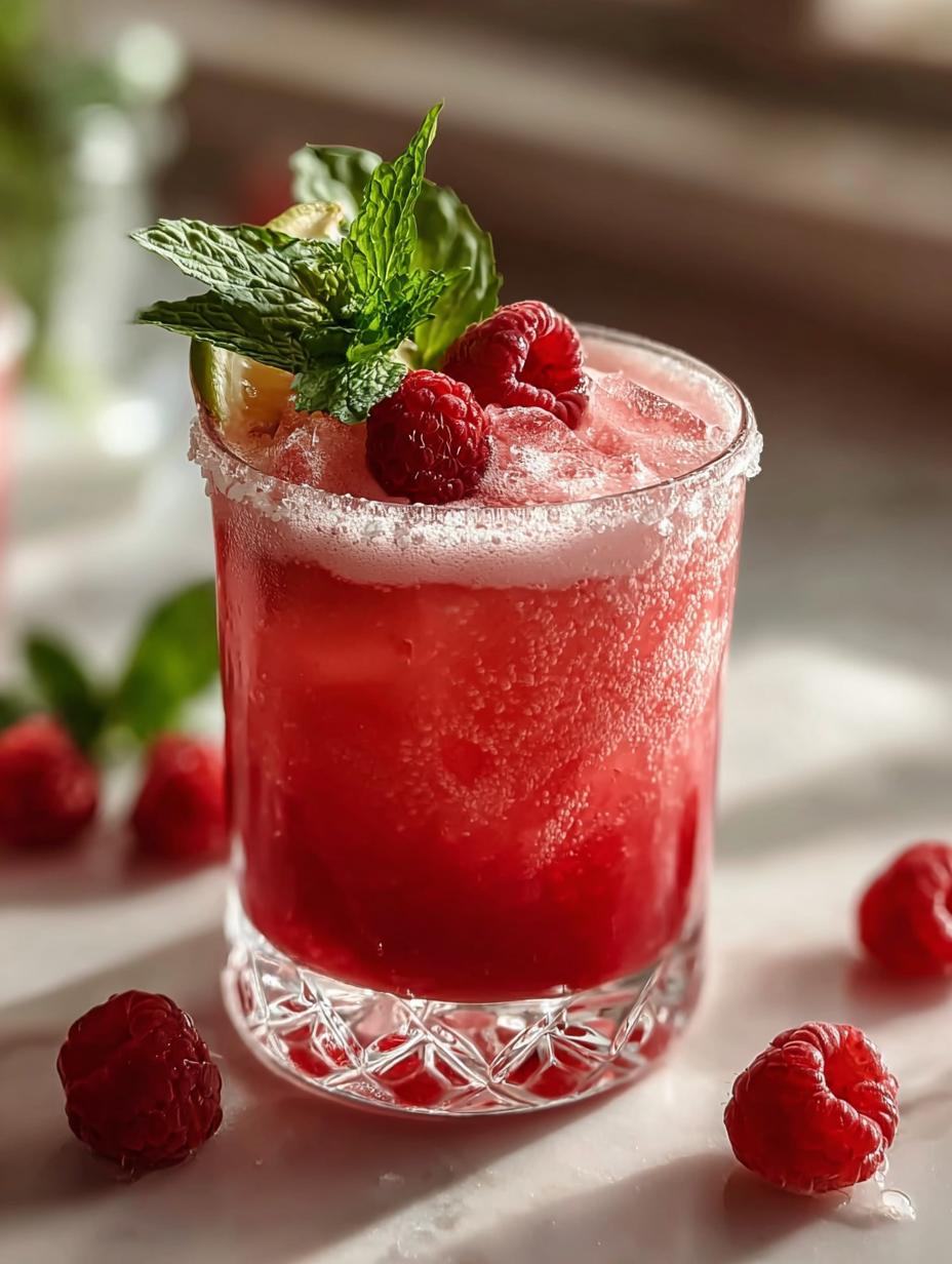 Delicious Raspberry Rose Mocktail for Guilt-Free Joy - Raspberry Rose Mocktail - main visual representation