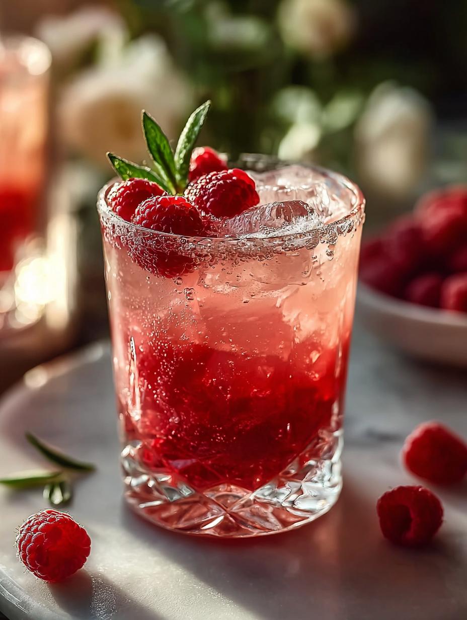 Delicious Raspberry Rose Mocktail for Guilt-Free Joy - Raspberry Rose Mocktail - additional detail
