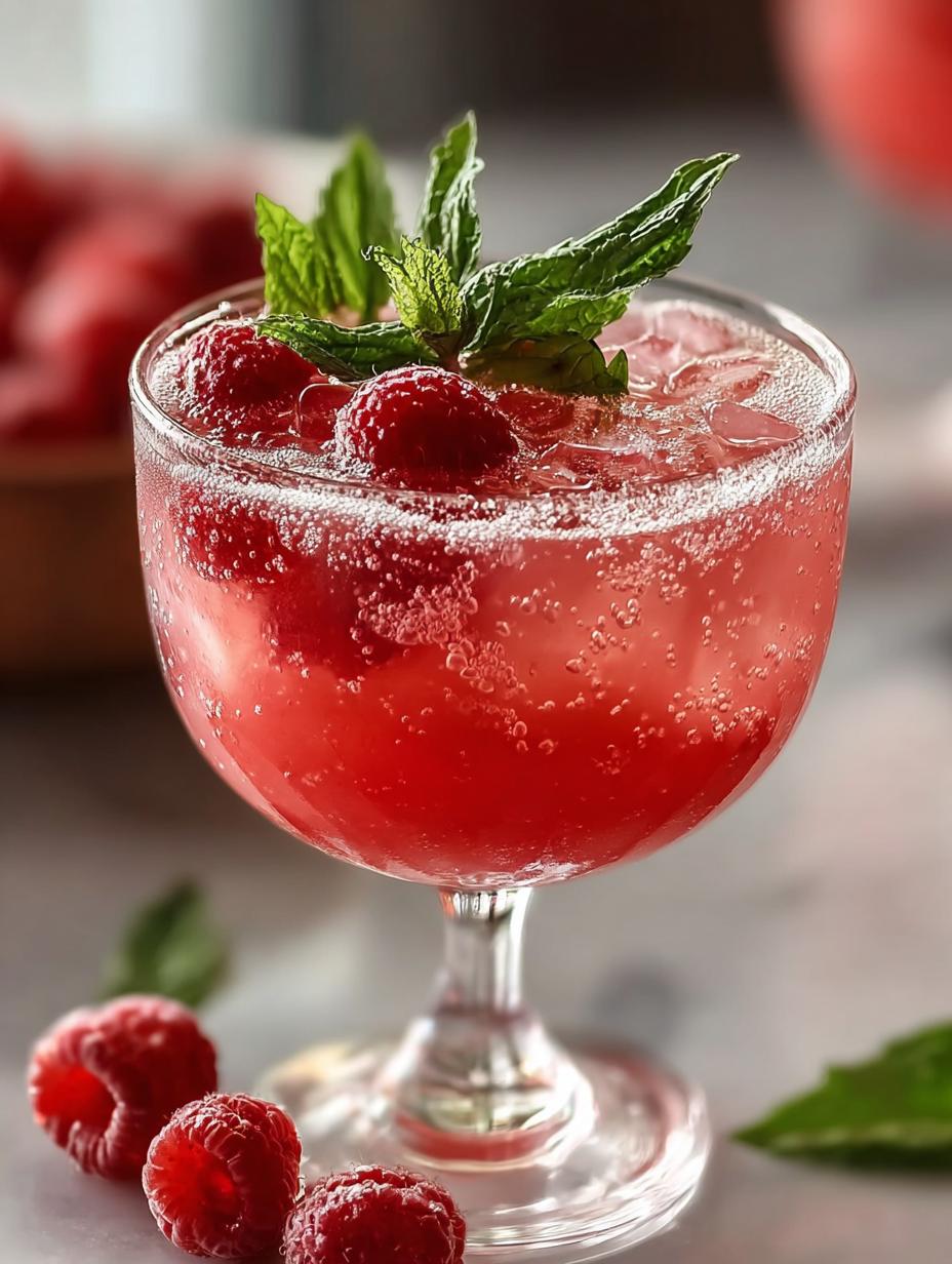 Raspberry Rose Mocktail