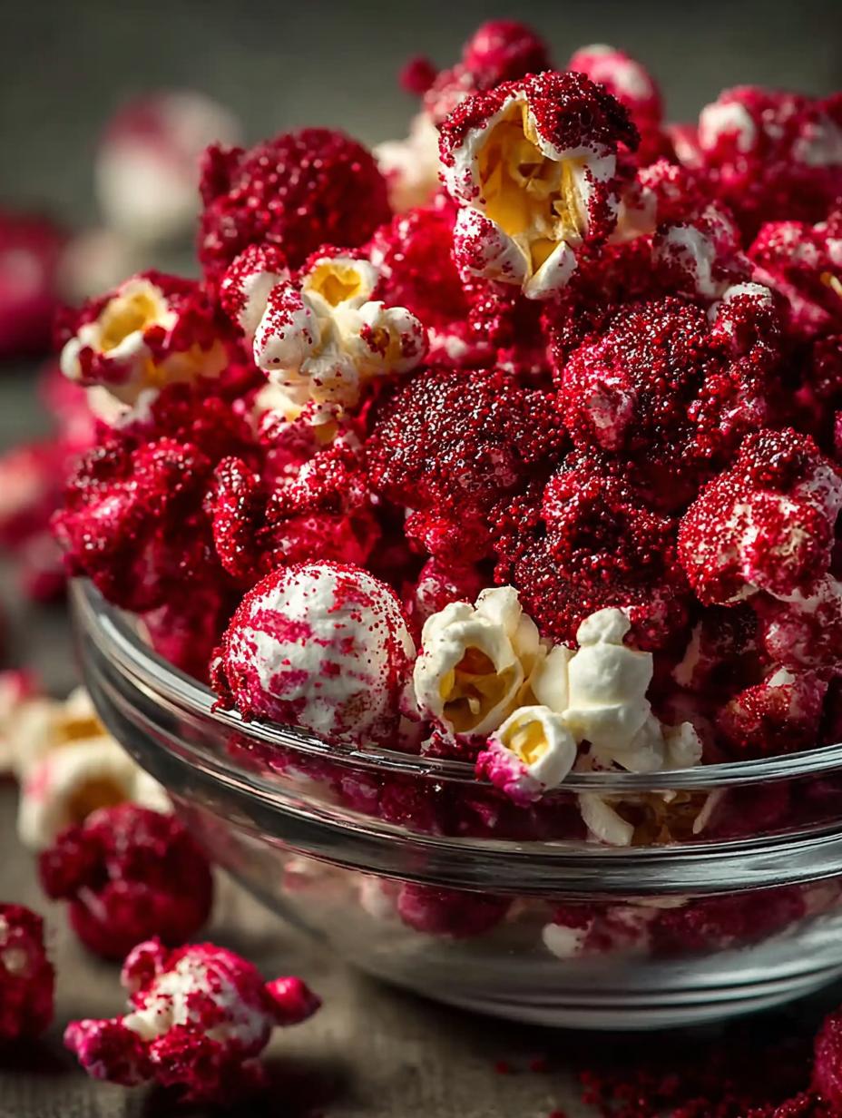 Delicious Red Velvet Popcorn Recipe for Any Occasion - Red Velvet Popcorn - additional detail
