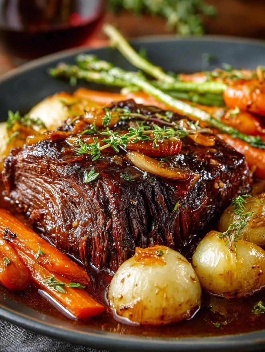 Red Wine Pot Roast: 10 Steps to Comforting Perfection - Red Wine Pot Roast - main visual representation