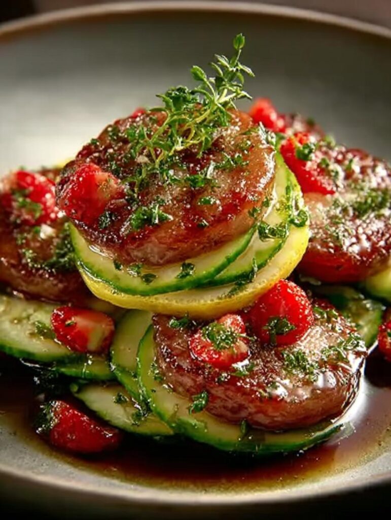 Refreshing Zesty Cucumber Lemon