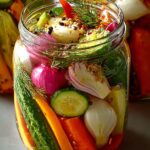 Refrigerator Pickled Vegetables
