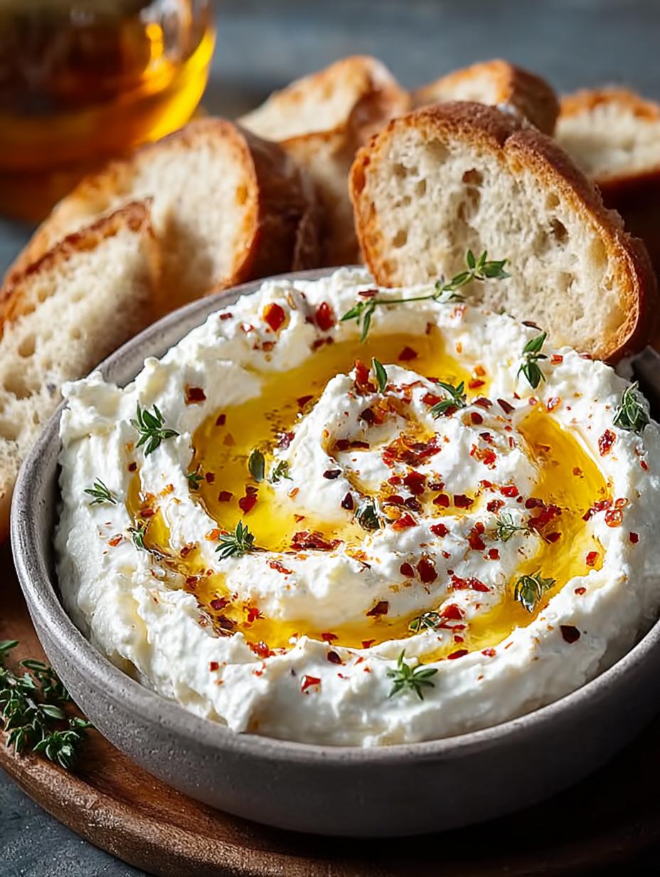 Irresistible Ricotta Dip with Hot Honey Delight 5 Irresistible Ricotta Dip with Hot Honey Delight - Ricotta Dip with Hot - main visual representation