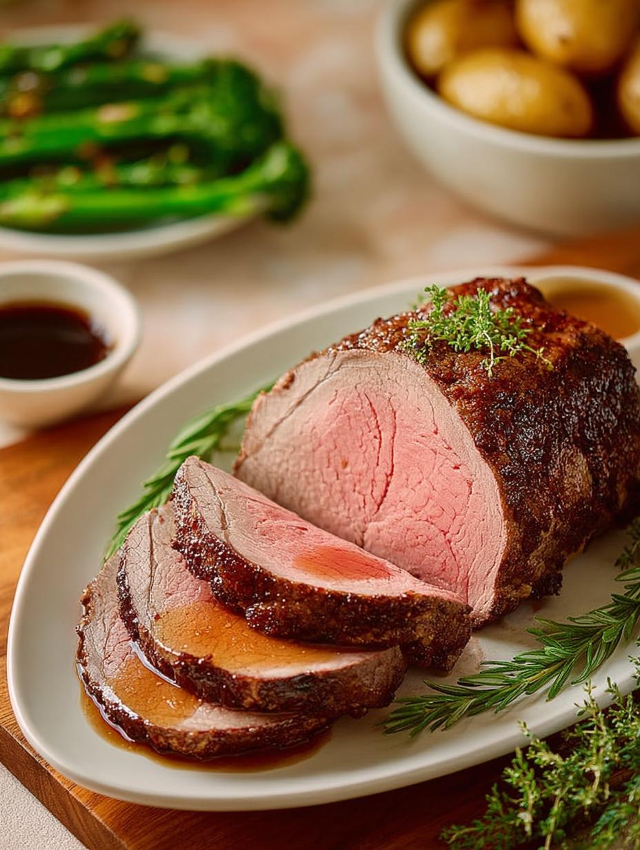 Roast Beef Tenderloin with Herb Crust for Special Occasions - Roast Beef Tenderloin with - main visual representation
