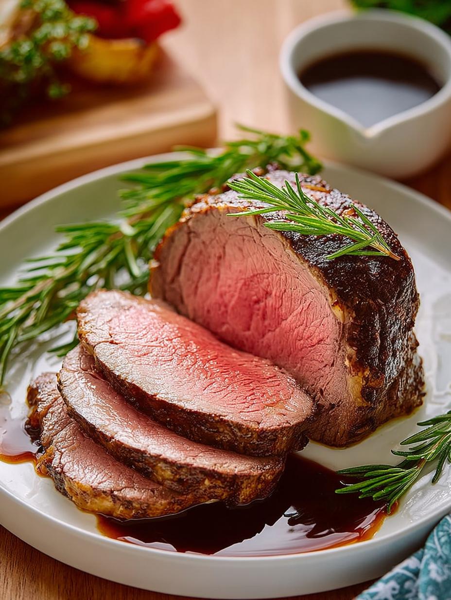 Roast Beef Tenderloin with Herb Crust for Special Occasions - Roast Beef Tenderloin with - additional detail