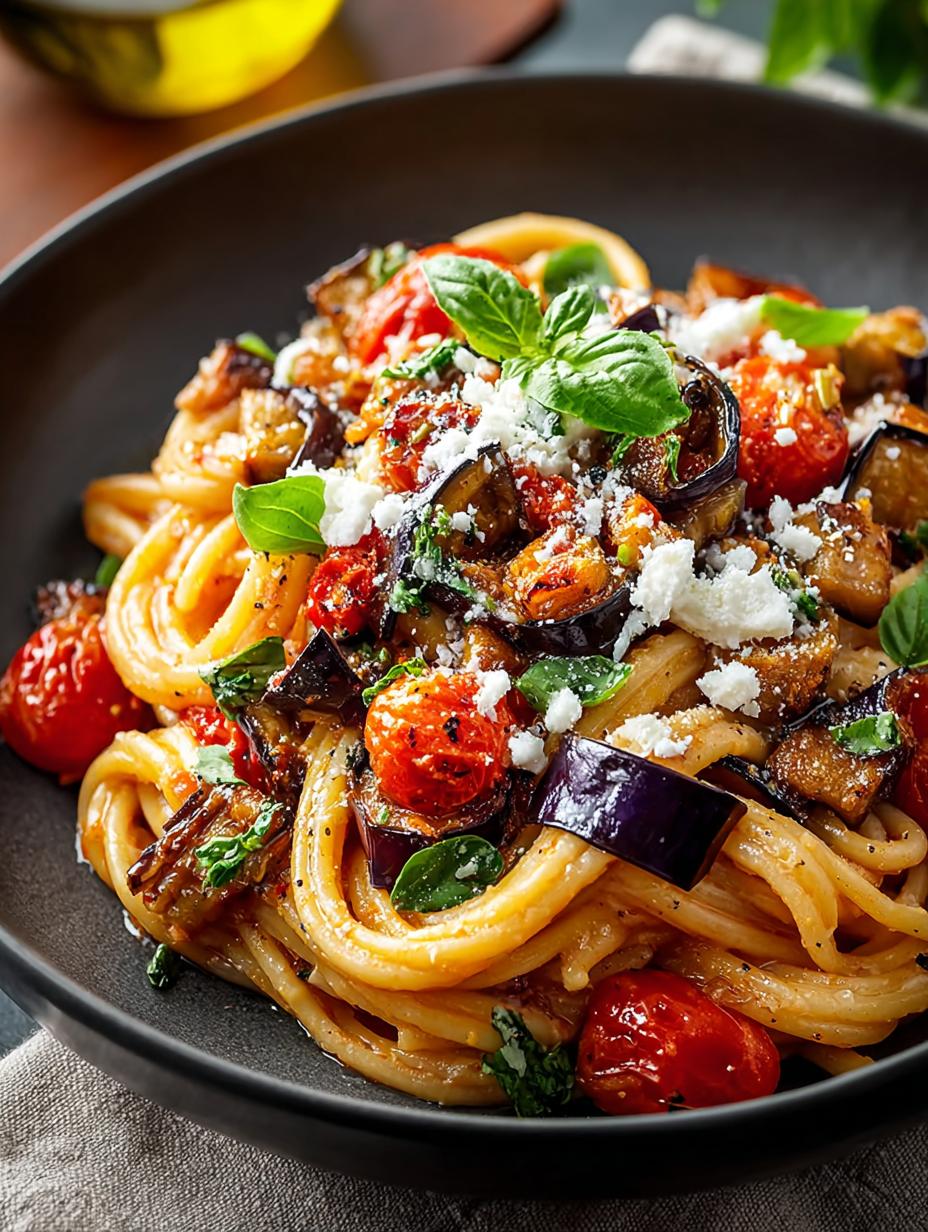 Delicious Roasted Eggplant Pasta for Unforgettable Meals - Roasted Eggplant Pasta - main visual representation