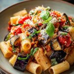 Roasted Eggplant Pasta
