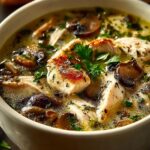 Rotisserie Chicken Mushroom Soup