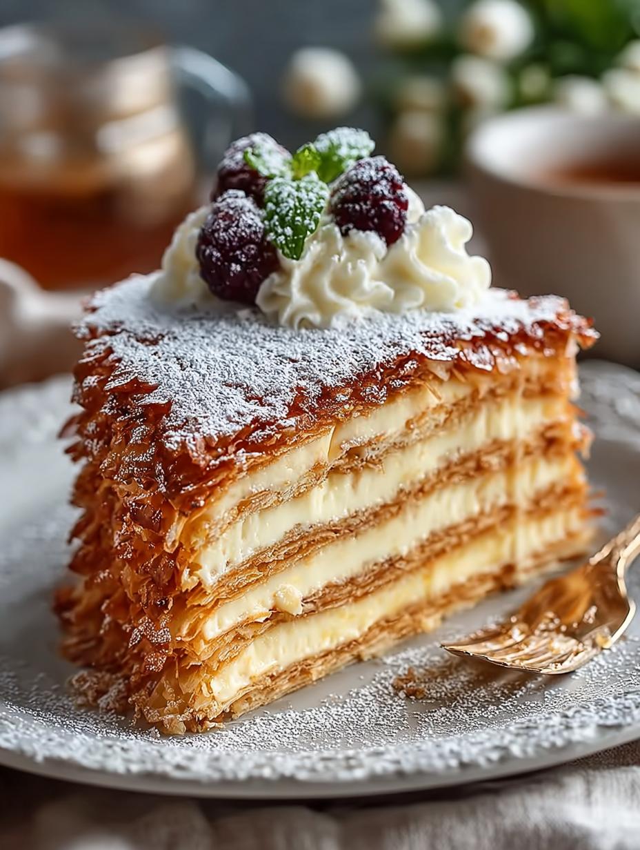 Russian Napoleon Cake: A Delightful Layered Treat - Russian Napoleon Cake - additional detail