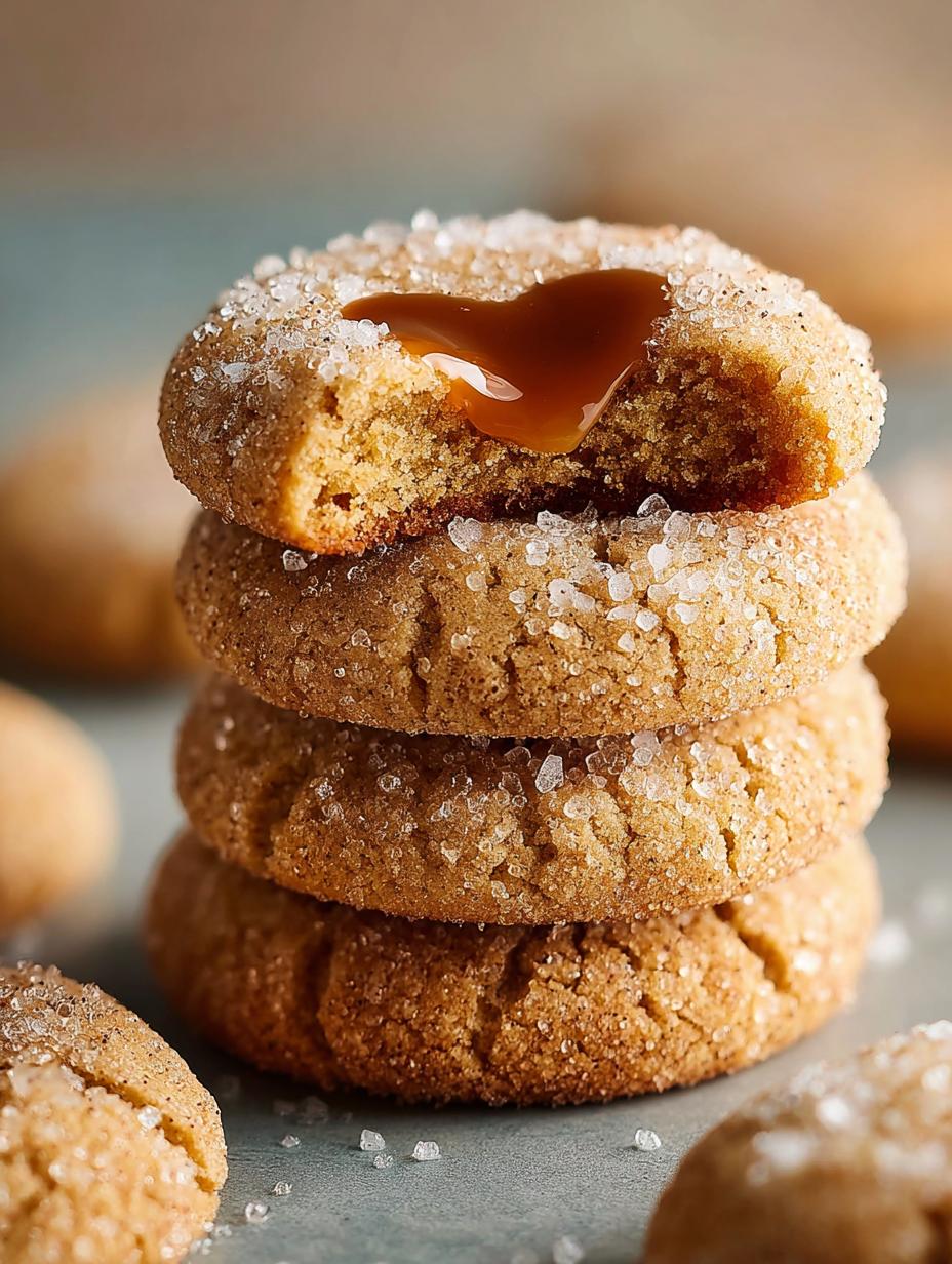 Salted Caramel Snickerdoodle Cookies: A Sweet Sensation - Salted Caramel Snickerdoodle Cookies - main visual representation