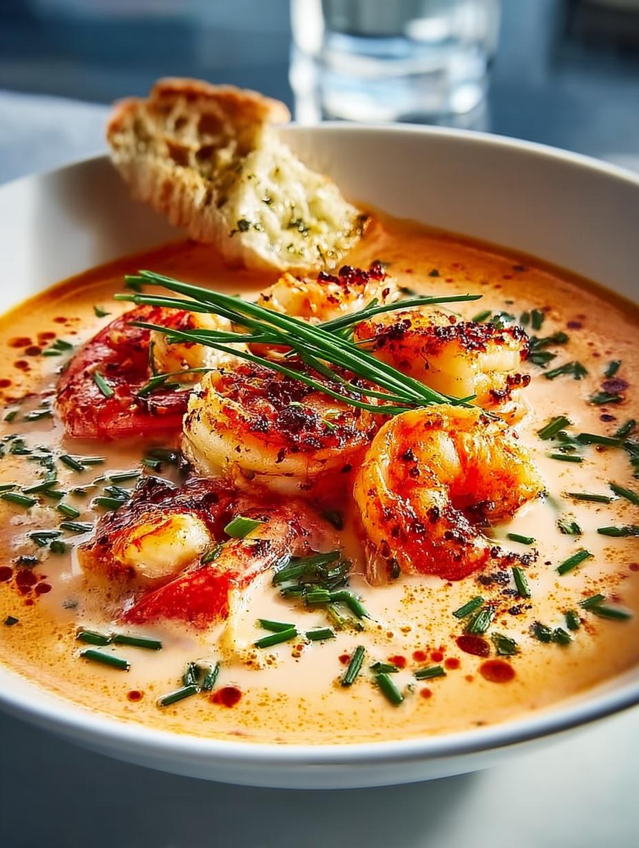 Delicious Seafood Bisque Recipe with Shrimp and Crab - Seafood Bisque - main visual representation