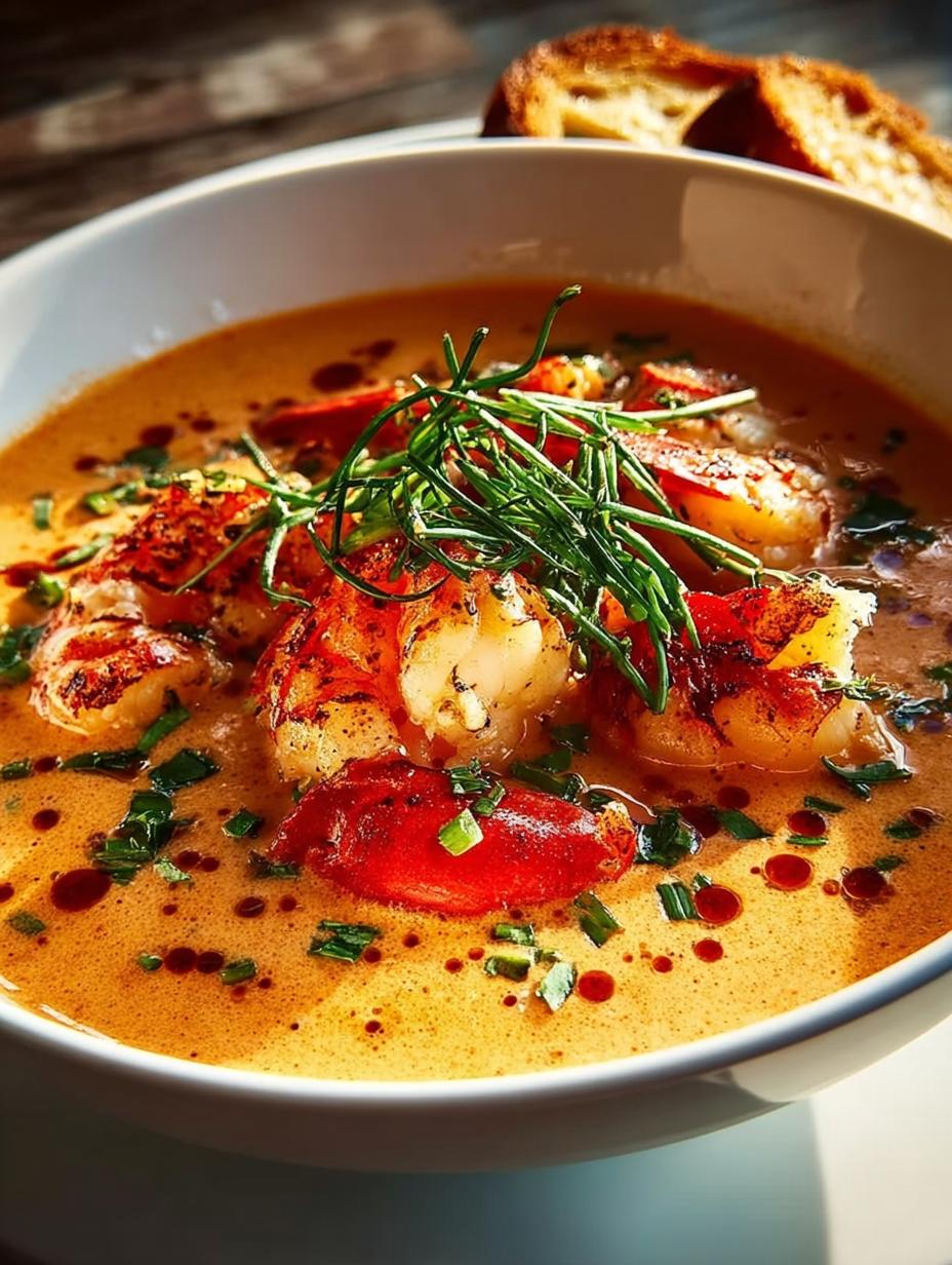 Delicious Seafood Bisque Recipe with Shrimp and Crab - Seafood Bisque - additional detail