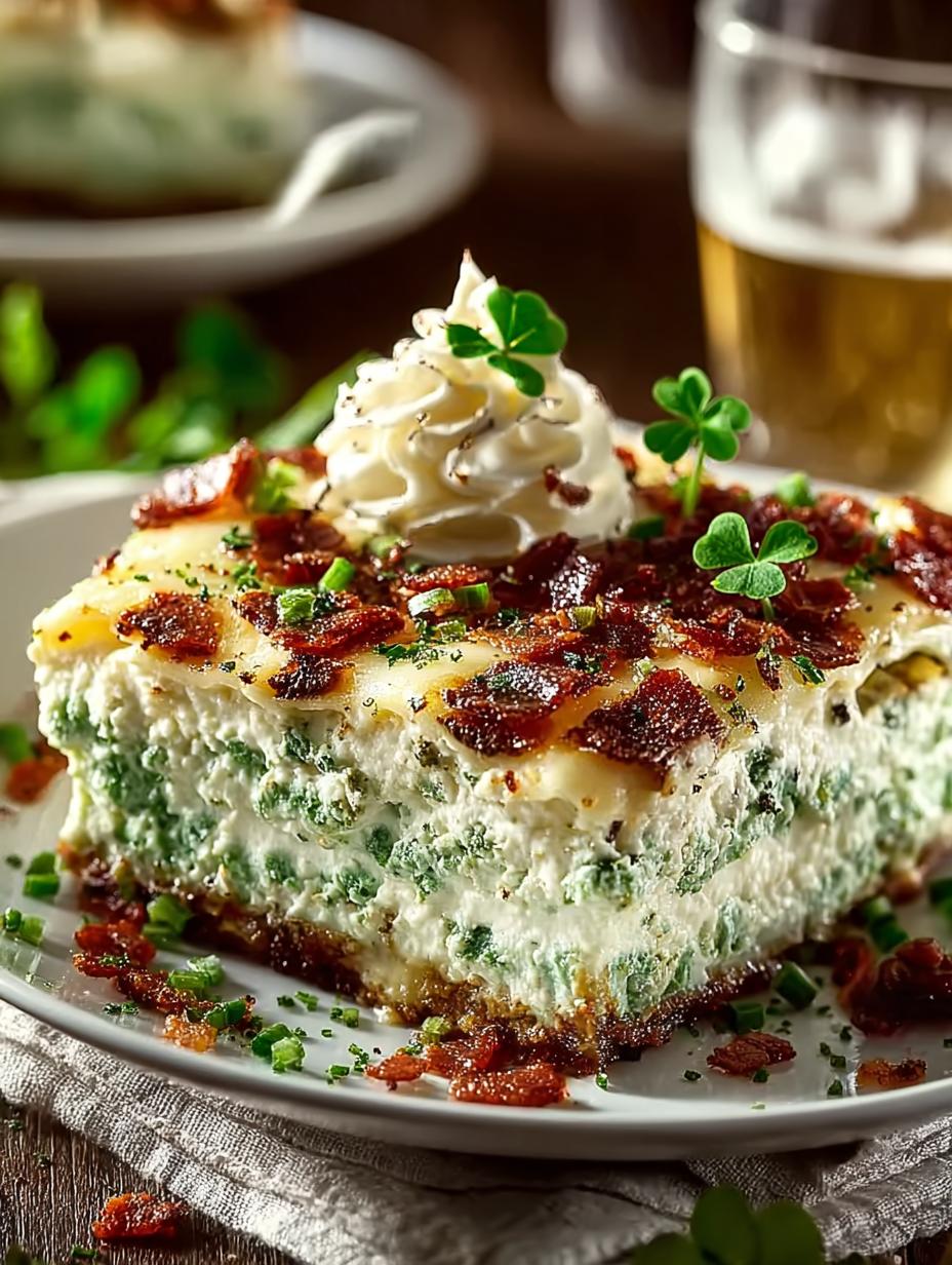 Irresistible Shamrock Lasagna for St. Patrick's Day Treats - Shamrock Lasagna - main visual representation