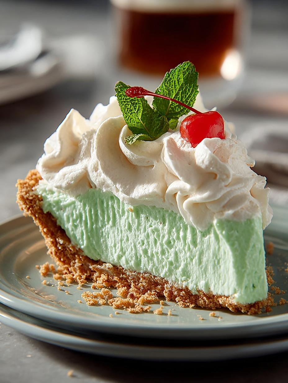 Irresistible Shamrock Shake Pie Recipe for St. Patrick's Day - Shamrock Shake Pie - additional detail