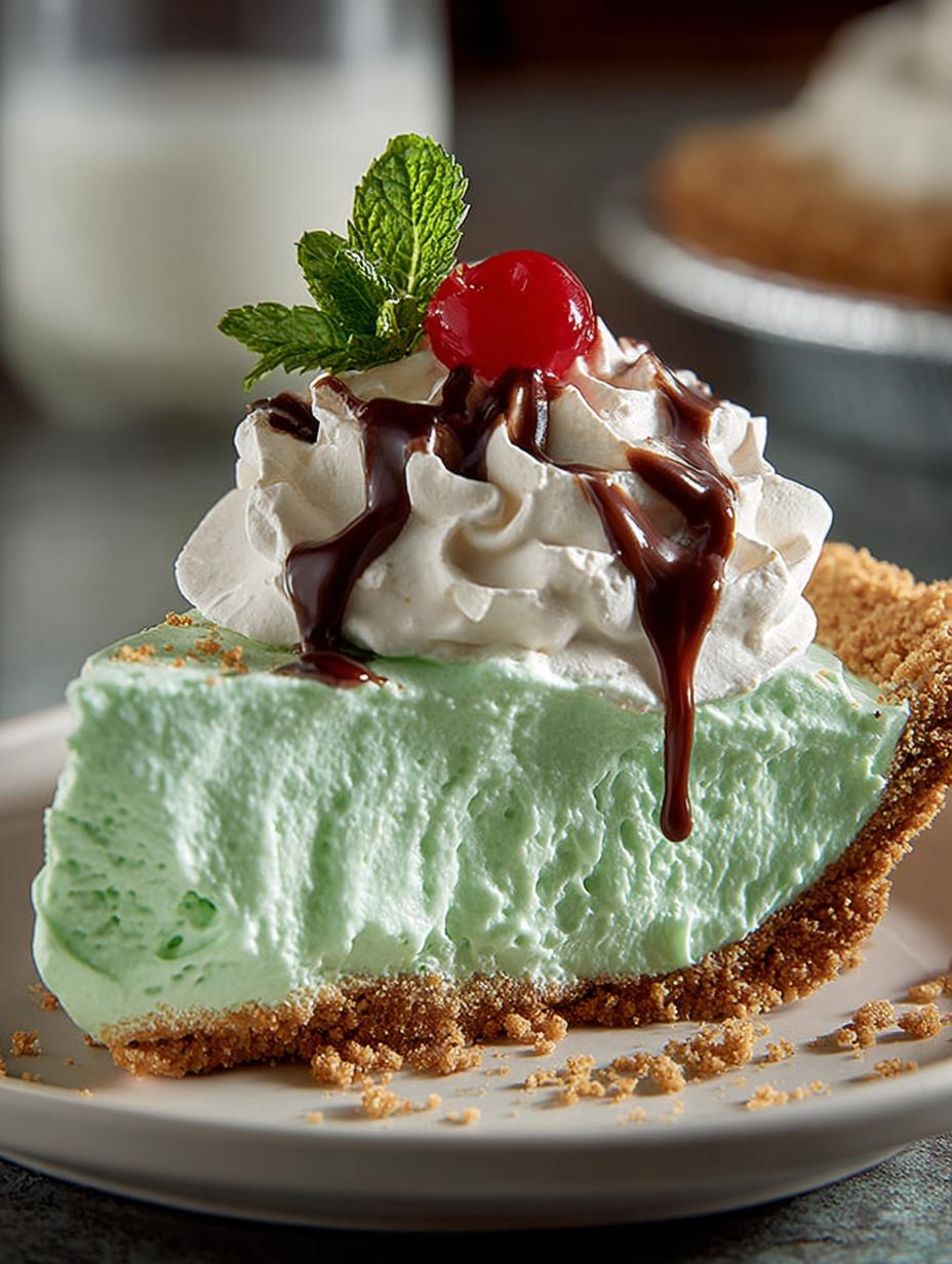Shamrock Shake Pie