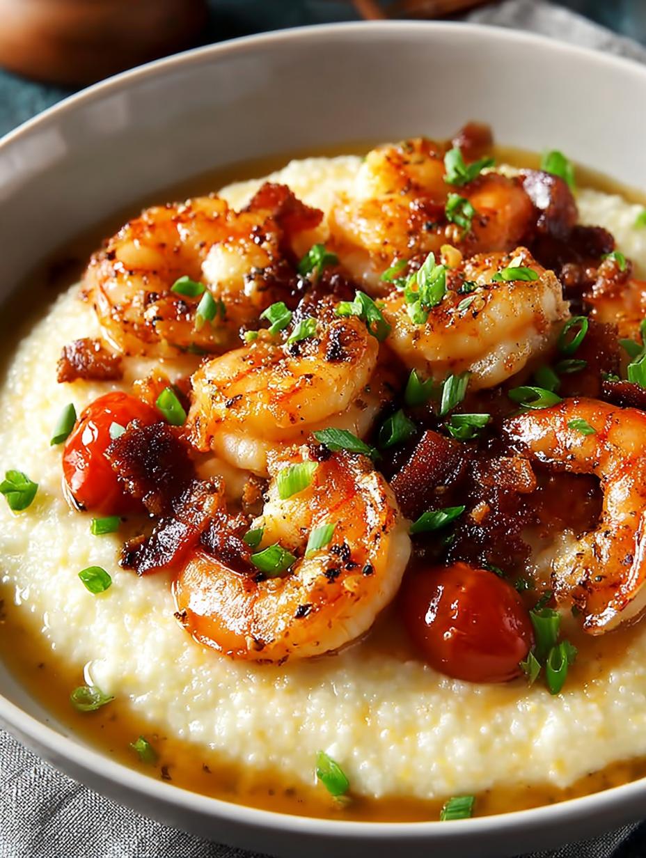 Savory Shrimp Grits: A Comfort Food Classic Reimagined - Shrimp Grits - main visual representation