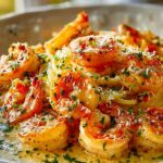 Shrimp Scampi Garlic Cream