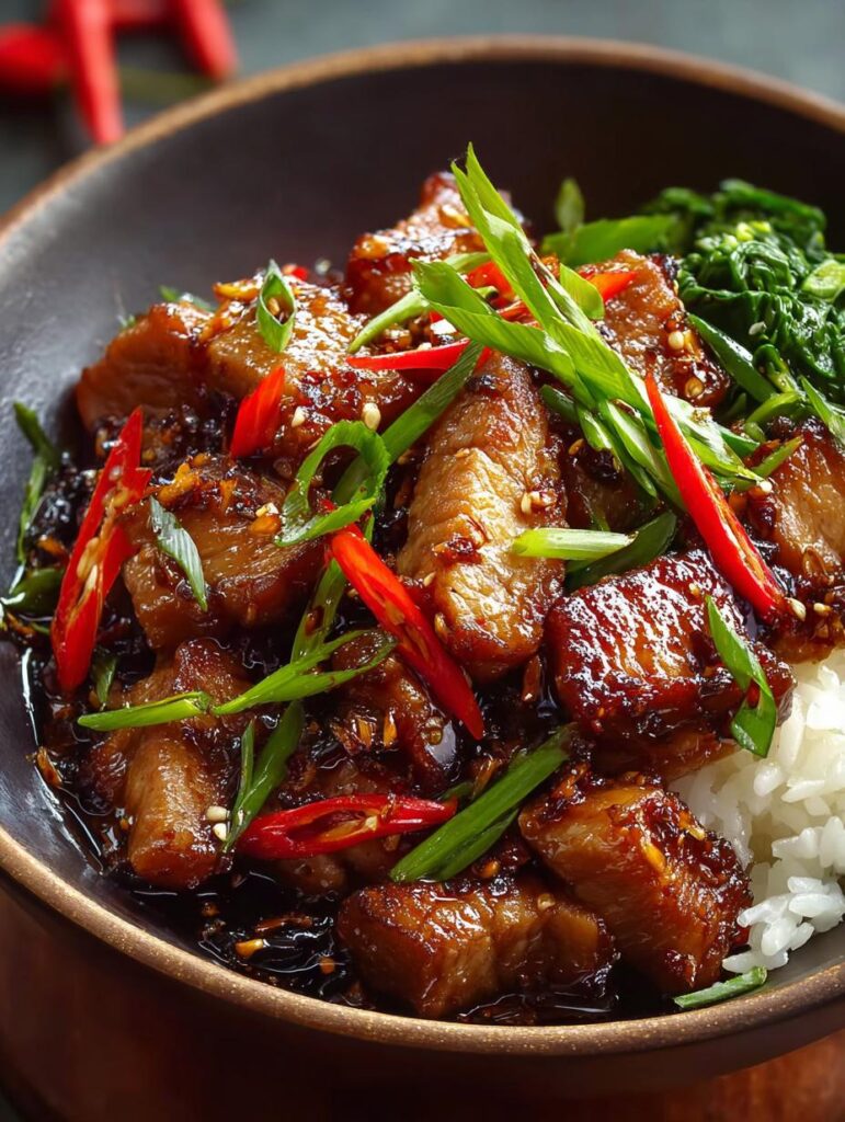 Sichuan Pork with Garlic
