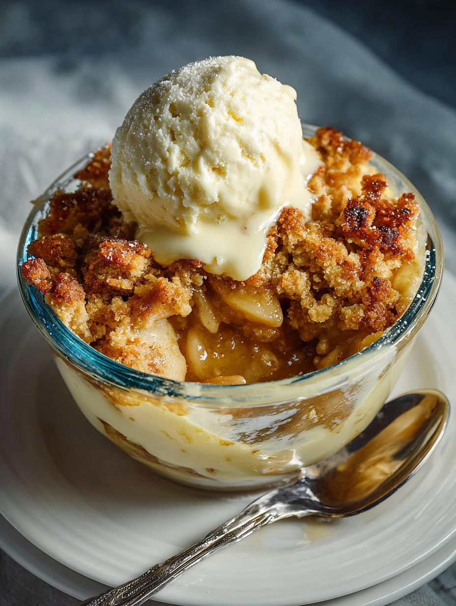 Delicious Single Serve Apple Crumble Recipe for One - Single Serve Apple Crumble - main visual representation