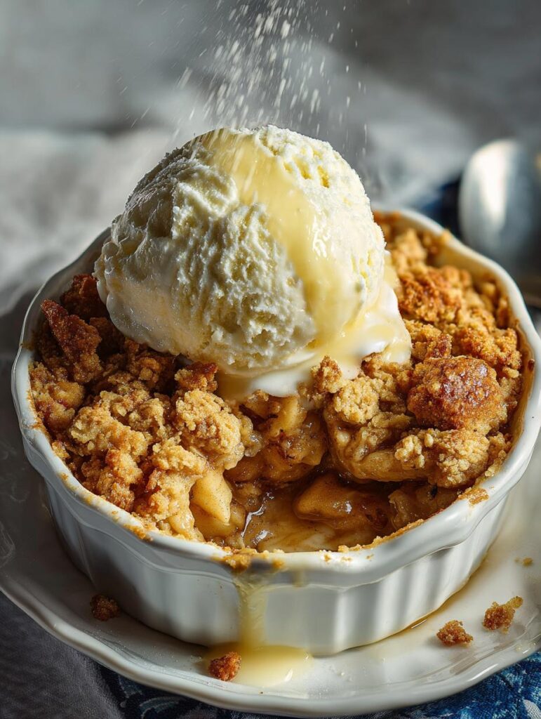 Single Serve Apple Crumble