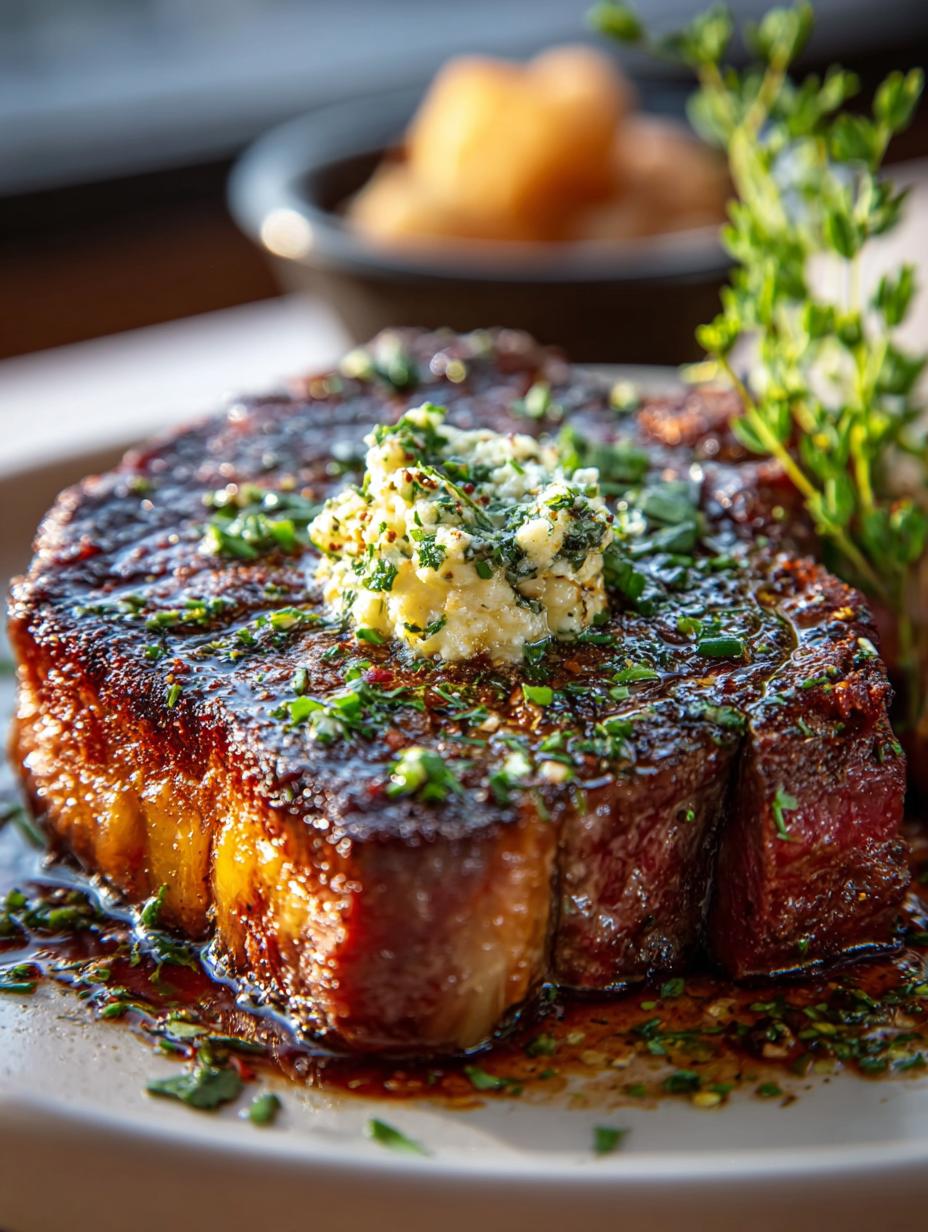Sizzling Cowboy Butter Steak: A Decadent Delight - Sizzling Cowboy Butter Steak - main visual representation