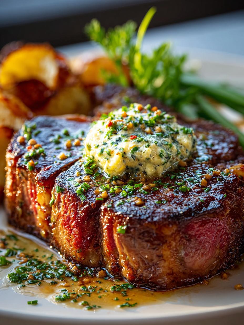 Sizzling Cowboy Butter Steak