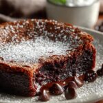 Skillet Brownie Crackly Top