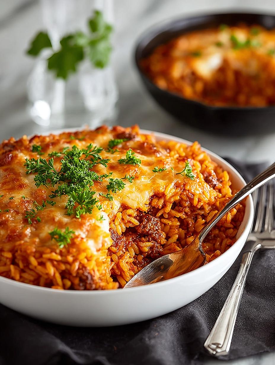 Sloppy Joe Orzo Skillet
