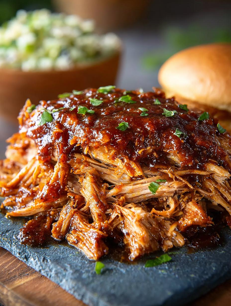 Slow Cooker BBQ Pulled: 5 Simple Steps to Deliciousness 5 Irresistible Slow Cooker BBQ Pulled served on a bun with BBQ sauce