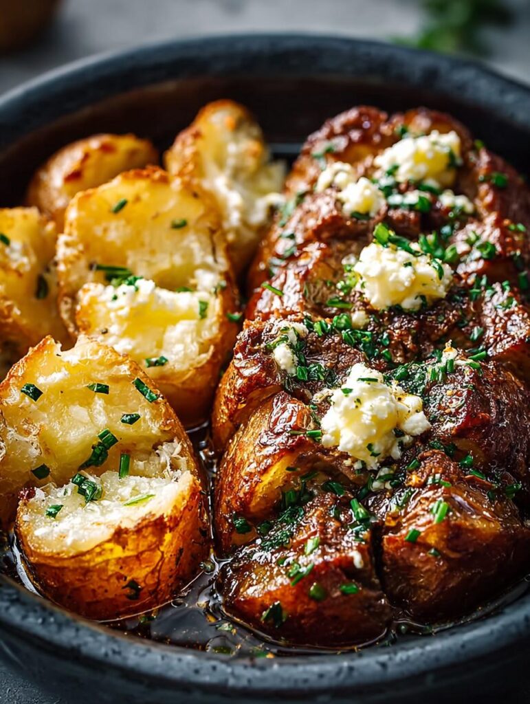 Slow Cooker Garlic Butter