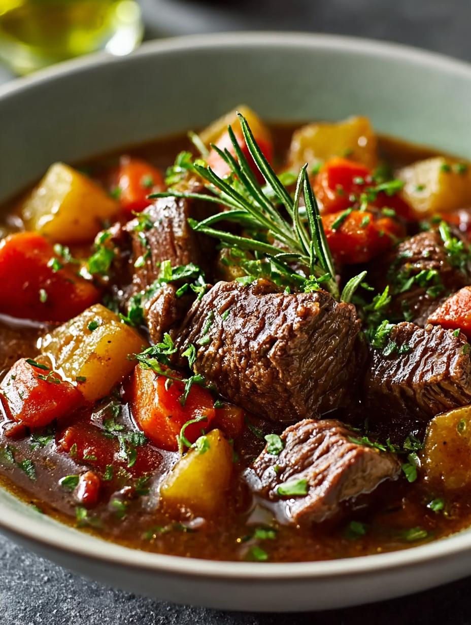 Savory Slow Cooker Lamb Stew for Cozy Nights 6 Savory Slow Cooker Lamb Stew for Cozy Nights - Slow Cooker Lamb Stew - additional detail