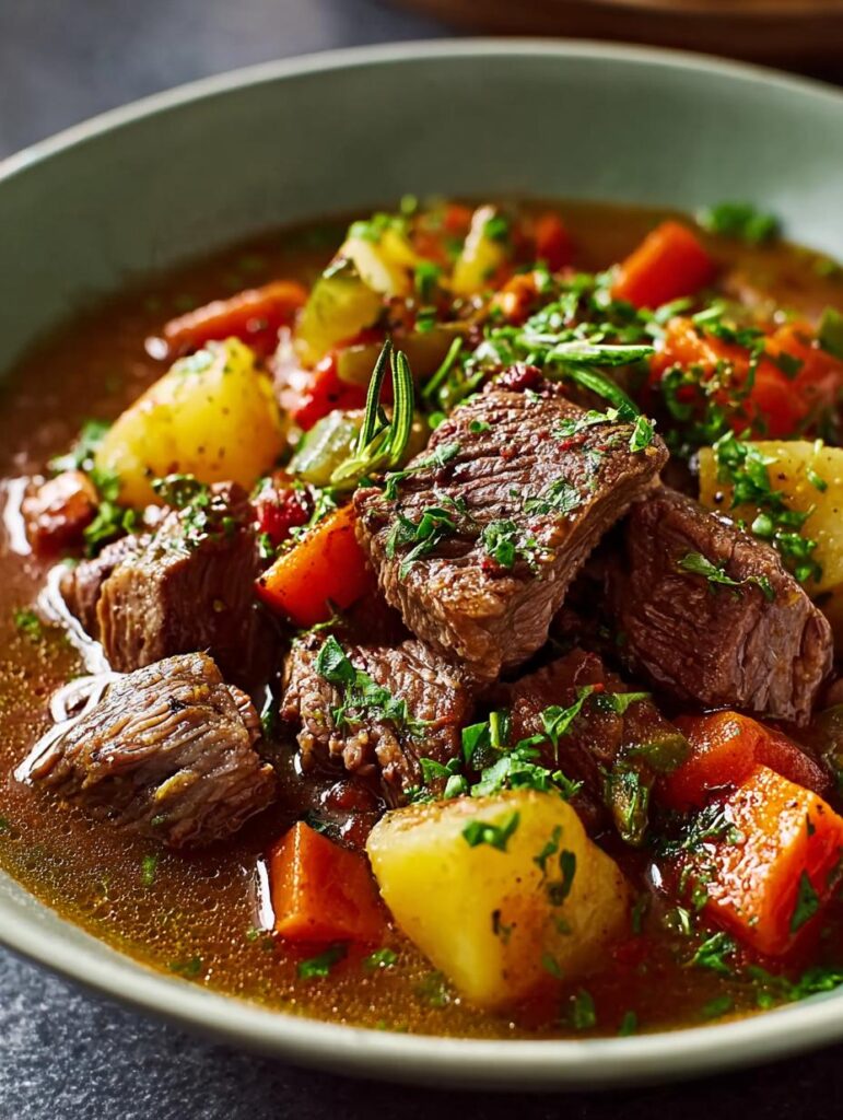 Slow Cooker Lamb Stew