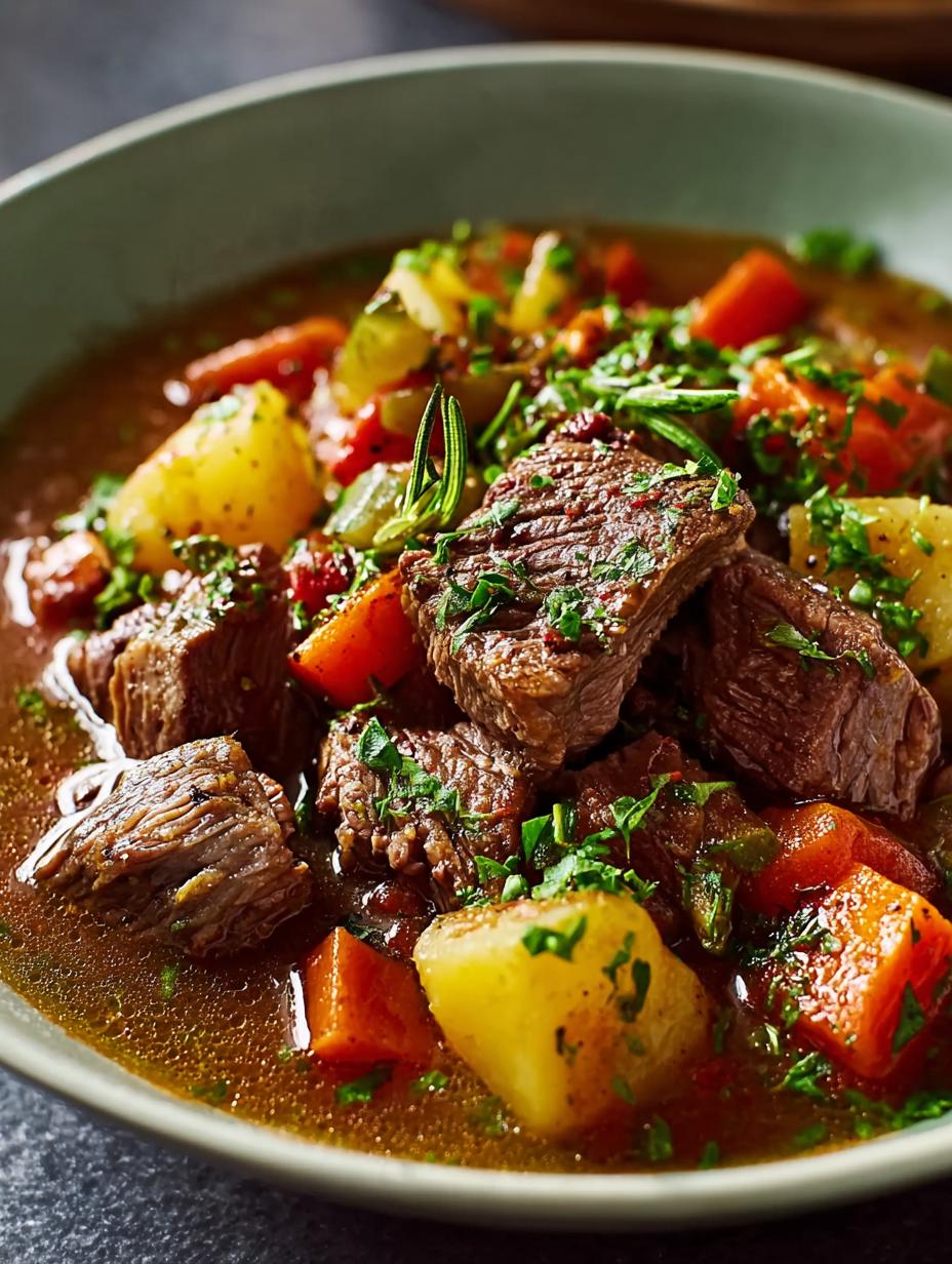 Slow Cooker Lamb Stew