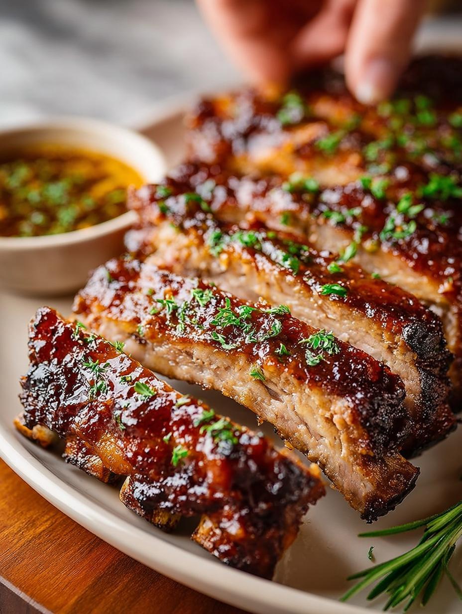 Slow Cooker Ribs with BBQ Sauce for Tender Perfection - Slow Cooker Ribs with - main visual representation