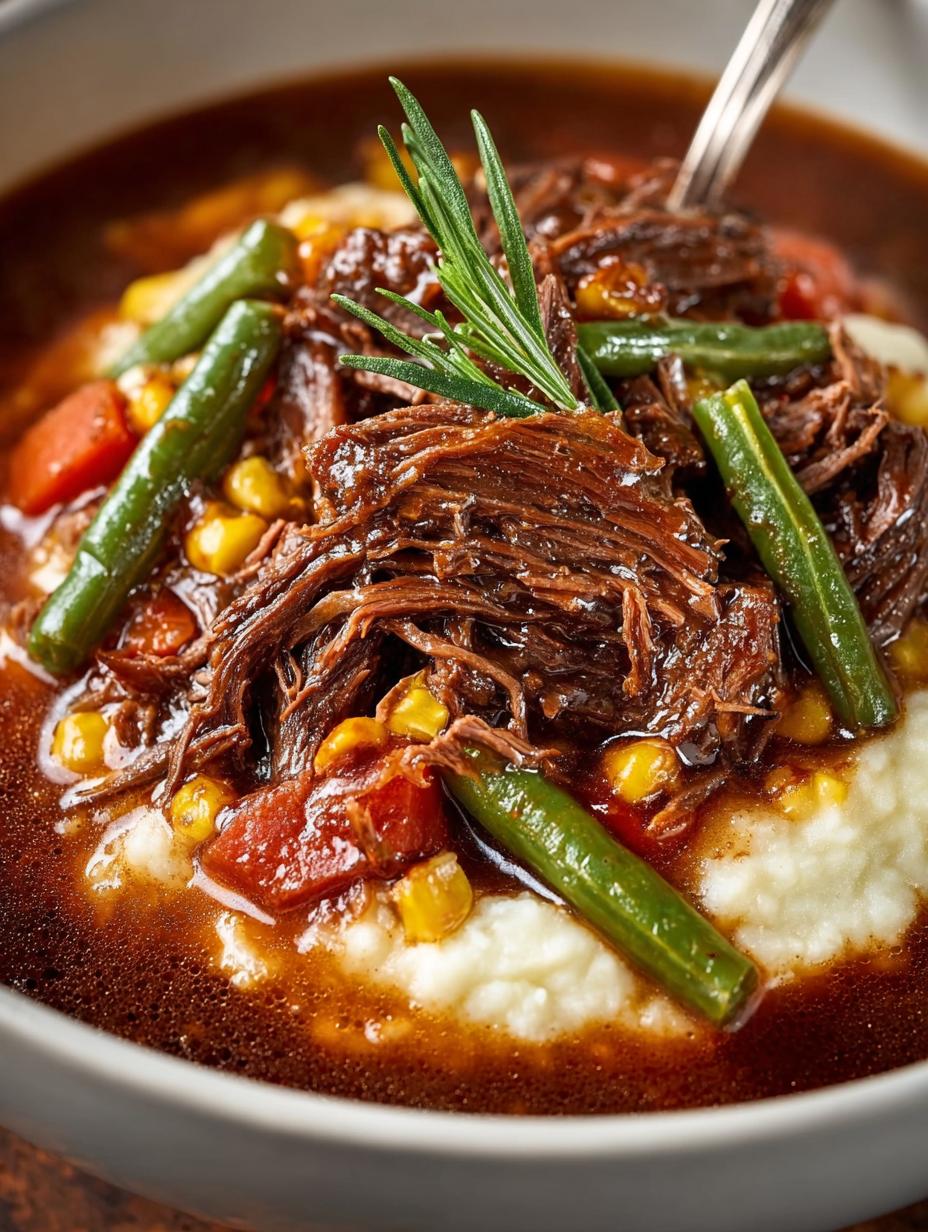 Slow Cooker Shredded Beef: 10 Hours to Tender Perfection - Slow Cooker Shredded Beef - additional detail