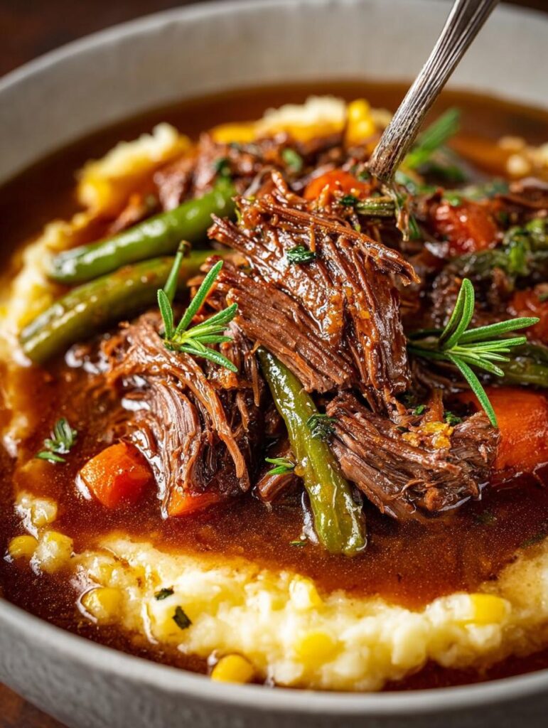 Slow Cooker Shredded Beef