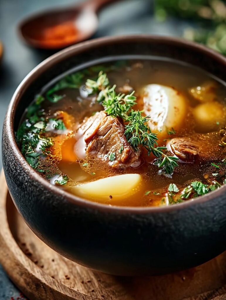 Smoked Bison Bone Broth