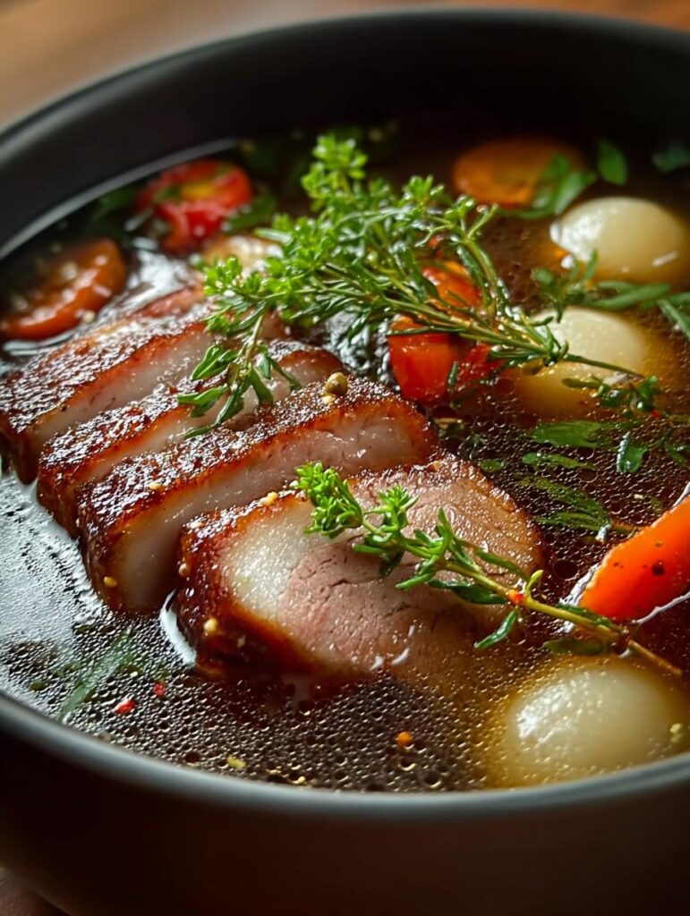 Smoked Tongue Brodo